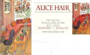 Trudi Frank Alice Hair biz card