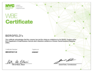 NYC WBE certification